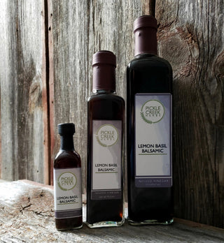 Pickle Creek Lemon Basil Infused Vinegar