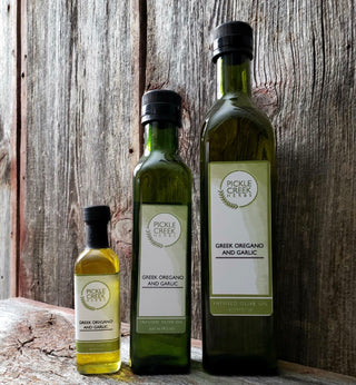 Pickle Creek Greek Oregano & Garlic Infused Olive Oil