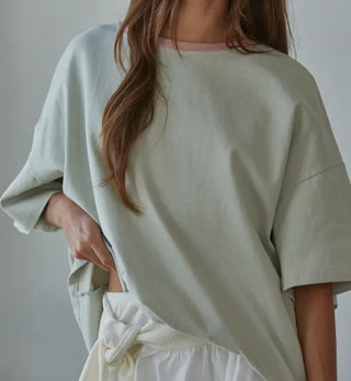 The Contrast Crew Neck