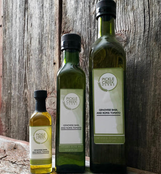Pickle Creek Genovese Basil & Roma Tomato Infused Olive Oil