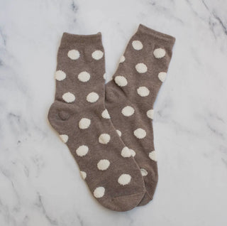 Puff Polka Dot Socks