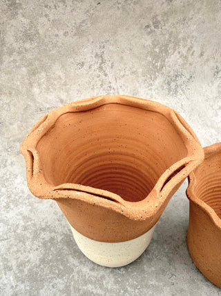 Melrose Scalloped Planter