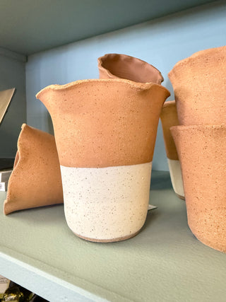 Melrose Scalloped Planter