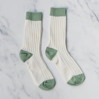 Two Tone Crew Socks